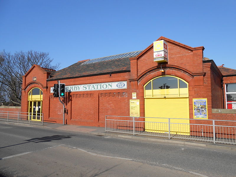 Formby station frontage